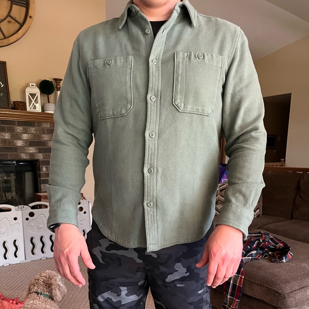 Northface Mens Twill Flannel.